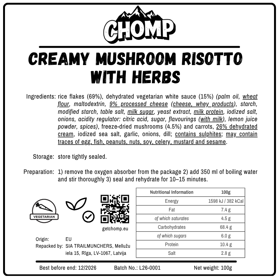 Cremiges Pilzrisotto mit Kräutern