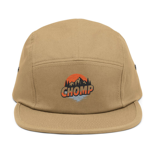 CHOMP Embroidered 5-Panel Cap