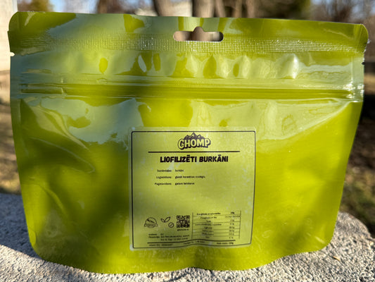 Liofilizēti burkāni 100g