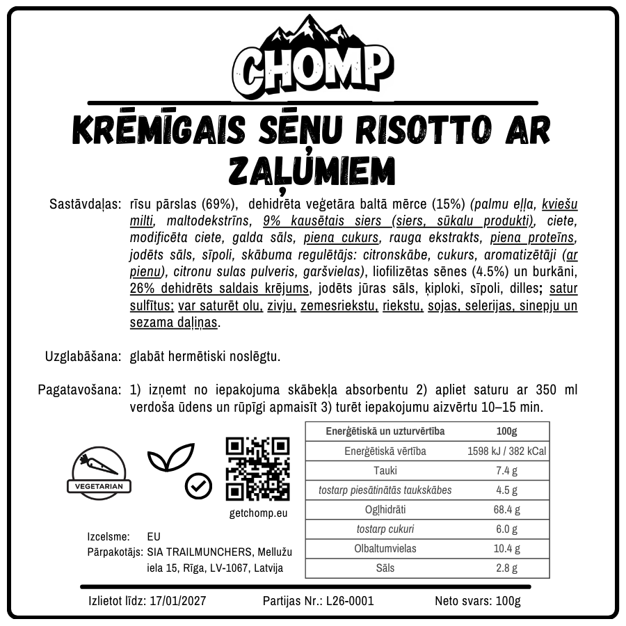 Cremiges Pilzrisotto mit Kräutern