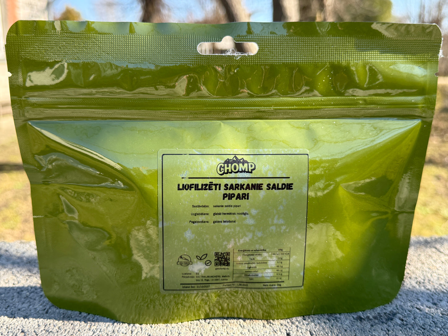 Liofilizēti sarkanie saldie pipari 30g