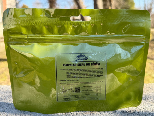 Plovs ar sieru un sēnēm